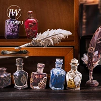 JIANWU ручка сбора чернил серии винтажная гусиная ручка пейзажный материал коллаж наклейка для скрапбукинга креативный журнал канцелярские принадлежности — изображение 3