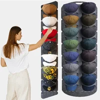 Felt Hat Organizer Storage Rack Wall Hat Storage Rack Door Hanging Baseball Cap Storage Bag Home Closet Neat Hat Rack 1