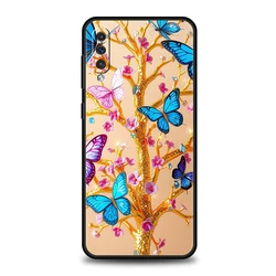 Glowing Butterfly Tree Pattern Soft TPU Phone Case - Galaxy A42 5G (A1)