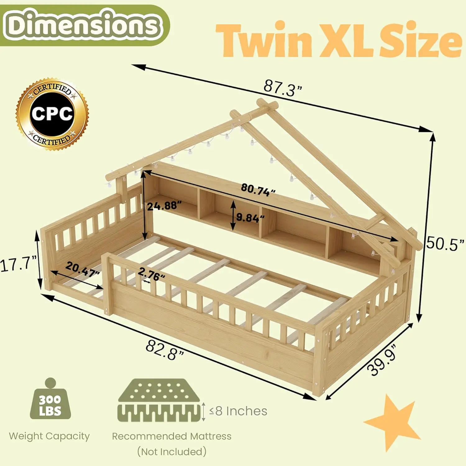 Montessori Floor Bed Frame 2