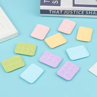 2Pcs 1/12 Miniature Dollhouse Baking Tray Pretend Play Kitchen Cooking Toy Set Doll House Decor Cutlery Cookware Accessories Toy 2