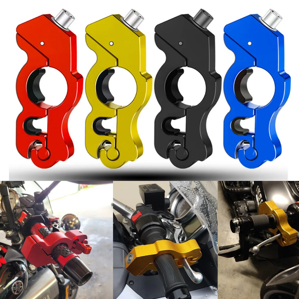 

Motorbike Lock Anti-theft Grip Lock Universal Aluminium Brake Handlebar Lock with 2 keys for Securing Bikes Scooters ATVs