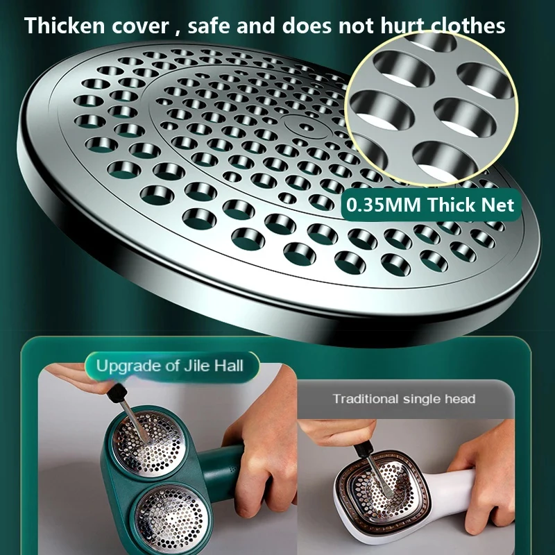 Electric Lint Remover for Clothing Spool Machine Digital Display Hairball Trimmer Clothes Shaver USB Charge Shaver Pellet Remove_voghion.com