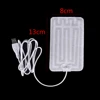 2pcs HOT!5V Carbon Fiber Heating Pad USB Heating Film Electric Infrared Fever Heat Mat Winter Warm Arm Waist Heat Glove 3