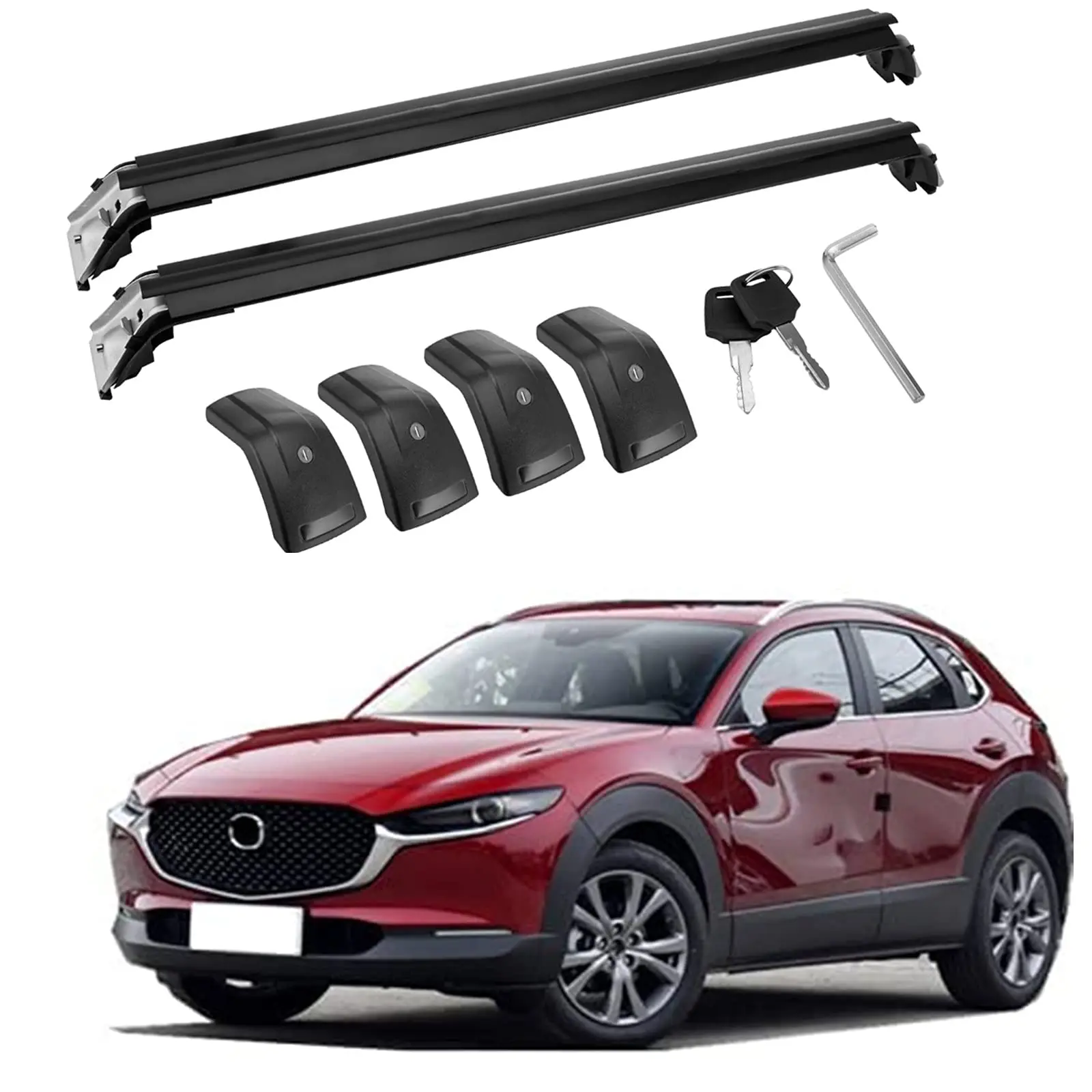 

2 шт., багажники на крышу для Mazda CX30 2020 2021