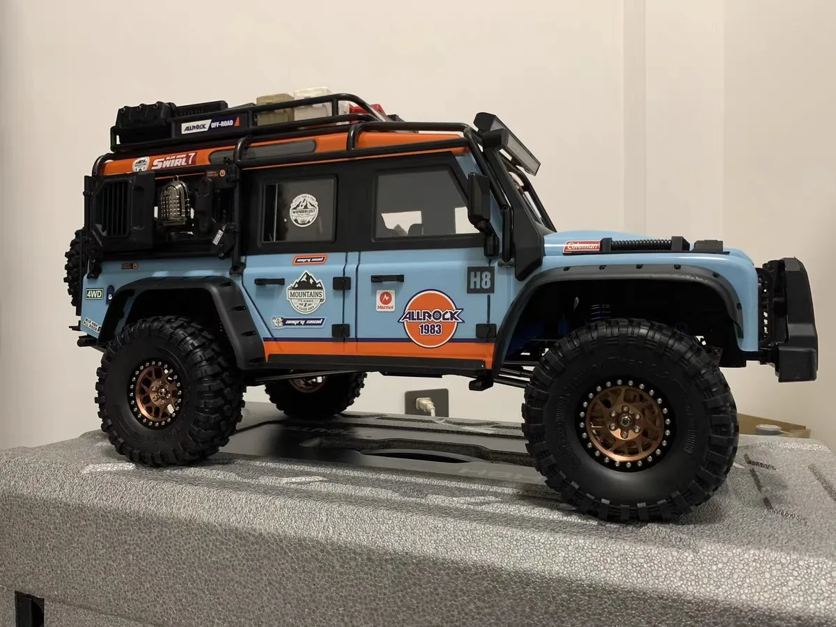 Rc1/8 Mjx H8h-V2 Rc Car Off Road 4x4 Brushless Power High-Speed Remote Control Car Differential Lock Two-Speed Shift Four-Wheel 3