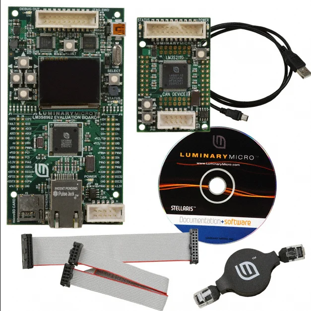 

EKK-LM3S8962 Stellaris Ethrnt + CAN оценочный комплект с/Keil