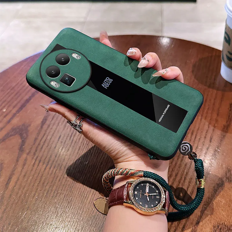 Elegant Leather Bracelet Anti-fall Shockproof Phone Case Cover - Ancient Style