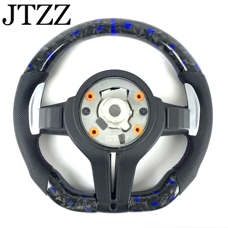 Car Steering Wheel FOR BMW F01F02F03F04F06 F10 F11 F12 F13 F15 F16 5 6 7 Series Forged Carbon Fiber Steering Wheel