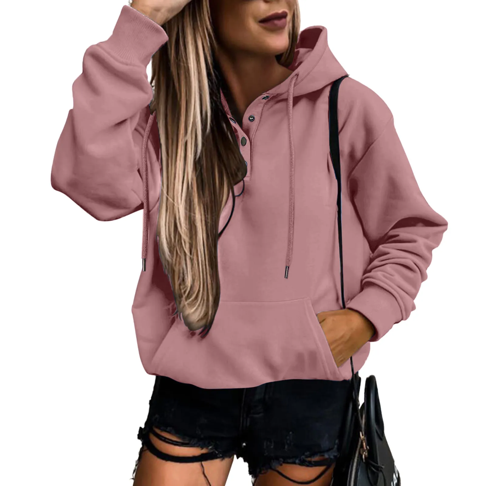 

Women Comfy Pure Hoodies Autumn Hooded Sweatshirt Women Hip Hop Hoodie Classic Hoody Pullover Tops Female Clothes Streetwear