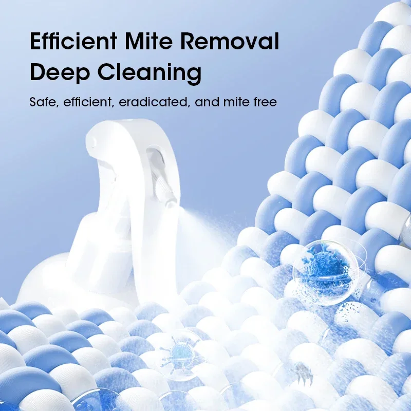300ML/600ML Multi-function Mite Dust Removing Spray Mite Killer for Mattress Sofa Home Cleaning Use