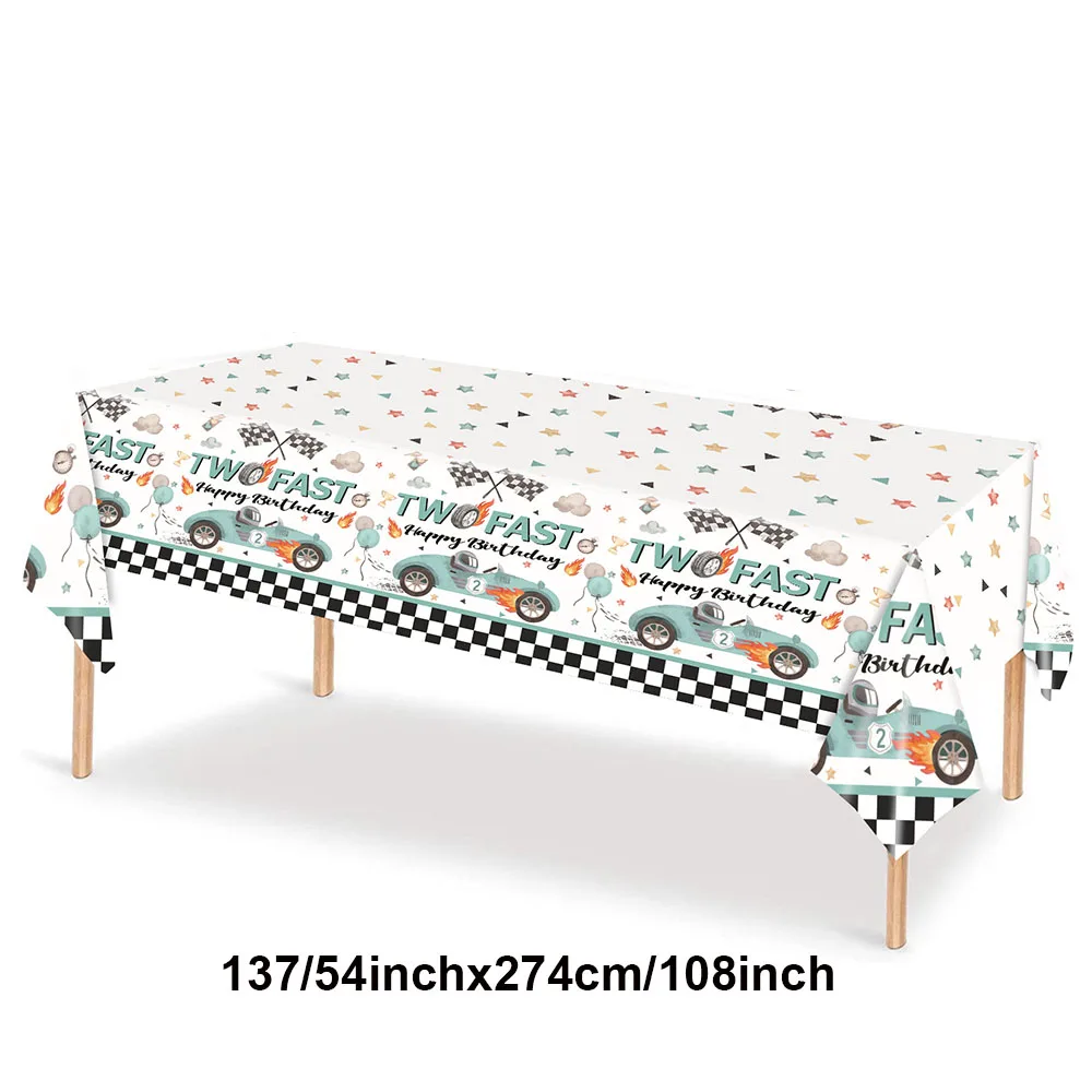 Black and White Checkered Tablecloths Checkered Flag Tablecover Table Runners Racetrack TableCover Racing Birthday Party Supplie