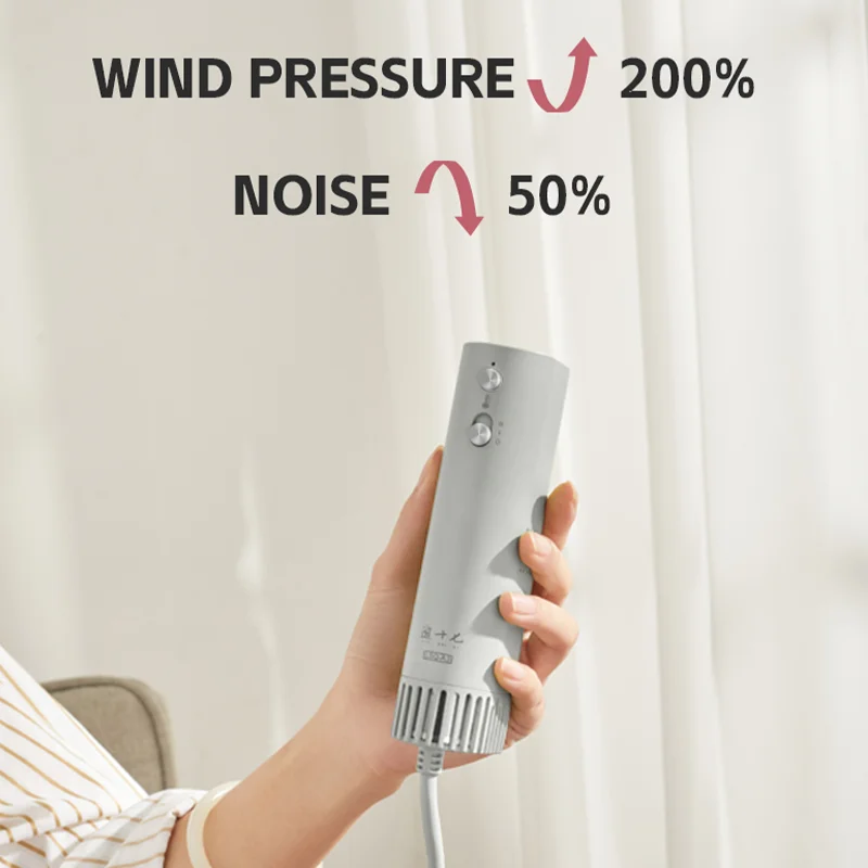 Pet hair dryer 38m/s wind speed high power silent neckband adjustable dog cat American plug hair dryer US plug pet blow