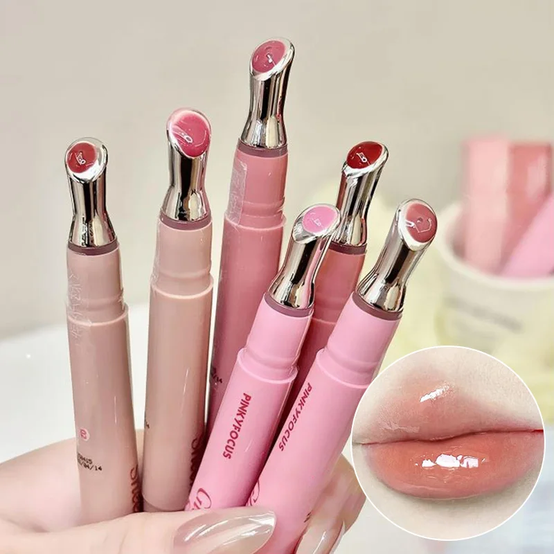 Radiant Moisturizing Lip Gloss with Water-Gloss Finish - Non-Sticky, Volumizing, and Complexion-Brightening