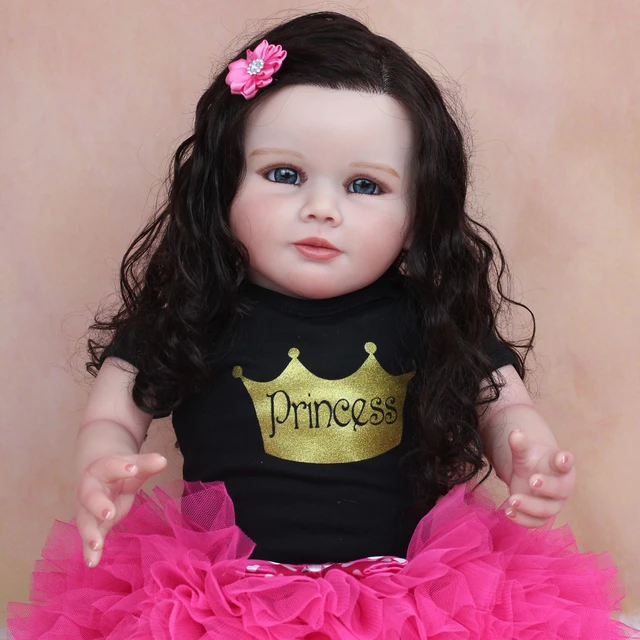 Boneca reborn 3d 60cm ultra realista – Mercado de Novidades