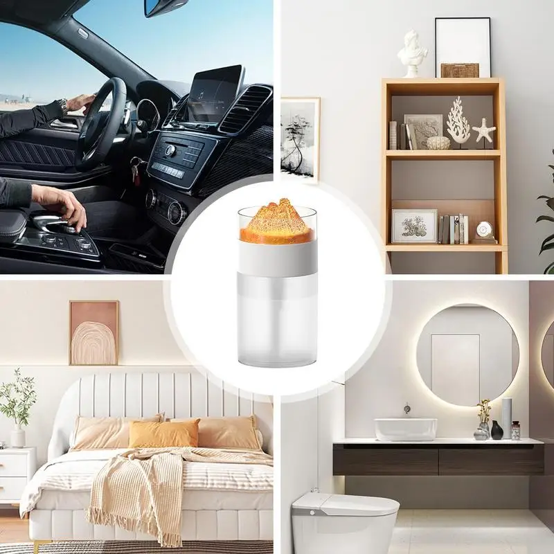 Humidifiers For Bedroom Desktop Car Mist Humidifier Cool Air Spray Portable Aromatherapy Machine For Kitchen Living Room