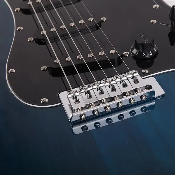 【AM不售卖】GST 单-单-单拾音器 枫木指板 化蓝色-黑护板 S102 ST电吉他-24