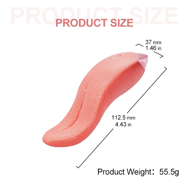 10 Mode Heating Tongue Licking Vibrator Mini Sex Toys for Women Clit Stimulator G-spot Nipple Female Masturbator Couples Product