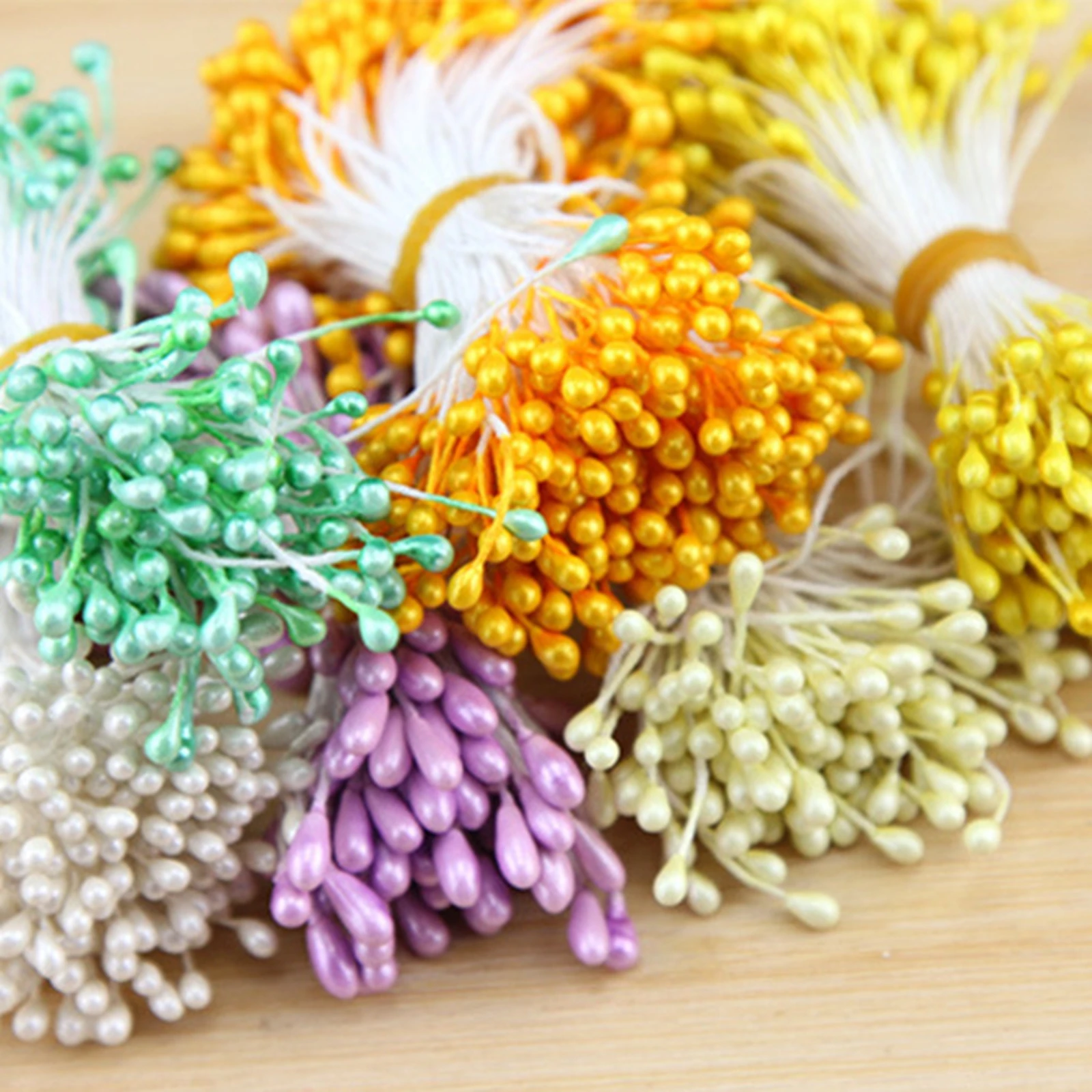 Pearl Effect Artificial Flower Stamen 560 Pcs