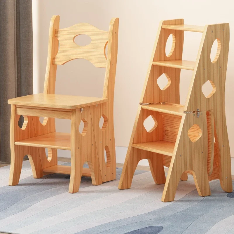 Chair Converts To Step Ladder Indoor Climbing Ladder Chair Solid