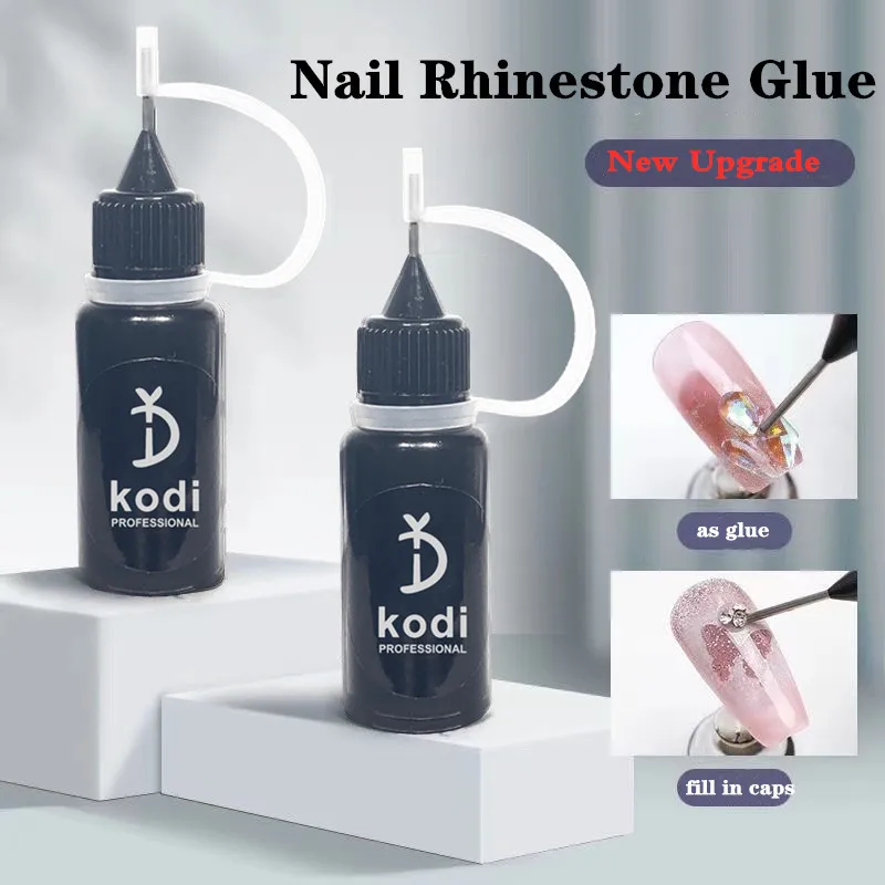 

YD KODI PROFESSIONAL 10g Fast Dry Nail Glue For Rhinestone Adhesive False Nails Extension Glue Drill Soak Off UV LED Nail Gel