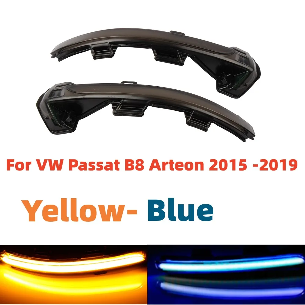 

Динамический указатель поворота для VW Passat B8 2015-2019, для VW Arteon 2016-2017, зеркальный индикатор, последовательно