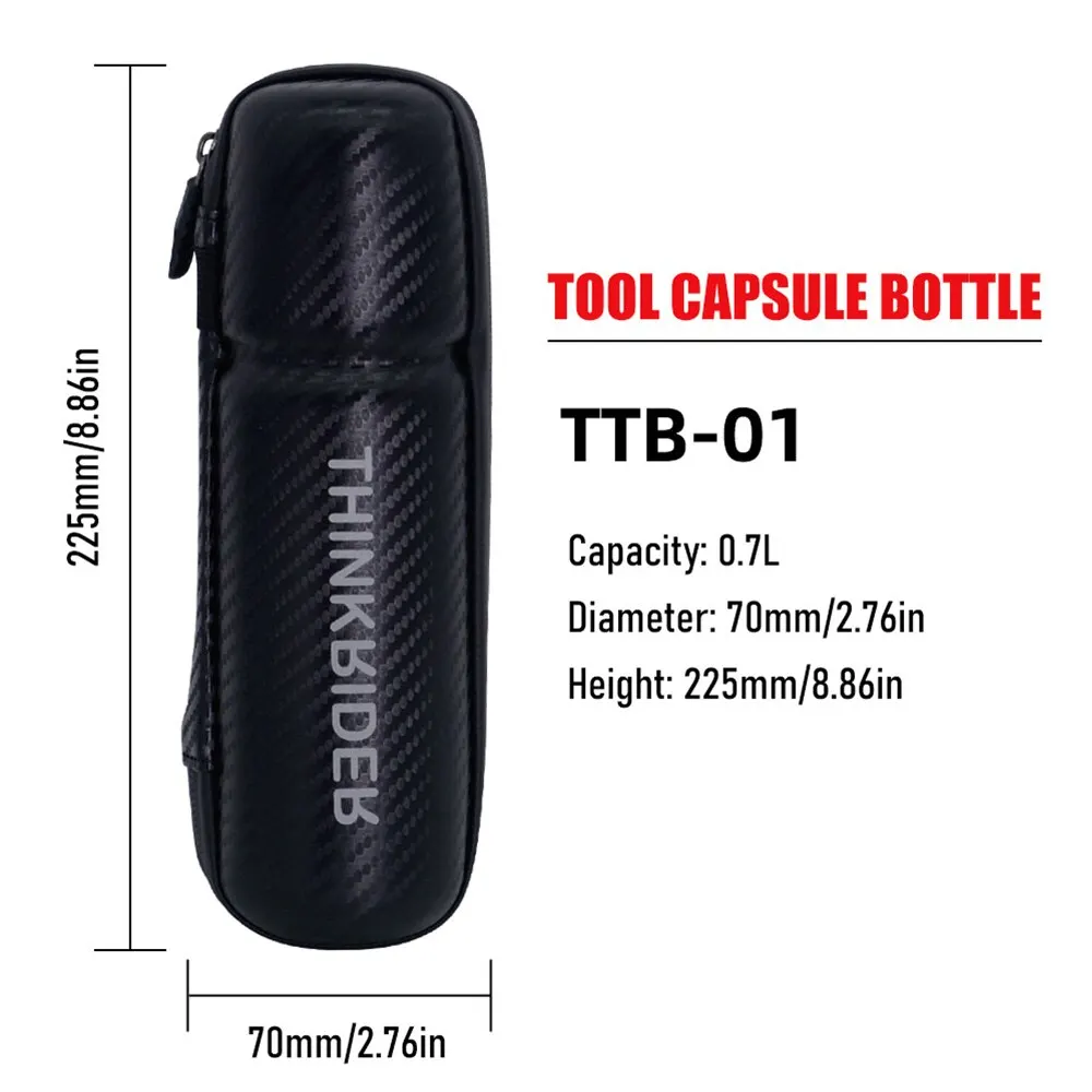 Cycling Tool Storage Capsule and Repair Kit Bag