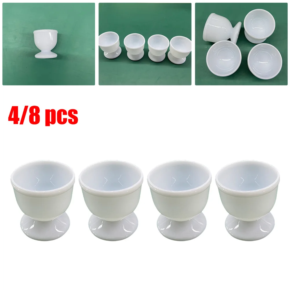 Description Picture 5 of itemEgg Rack Egg Cup 4 / 8 Pcs Accessories Cup Holder Egg Scoop Plastic Morning Rustproof High Quality Boiled Eggs