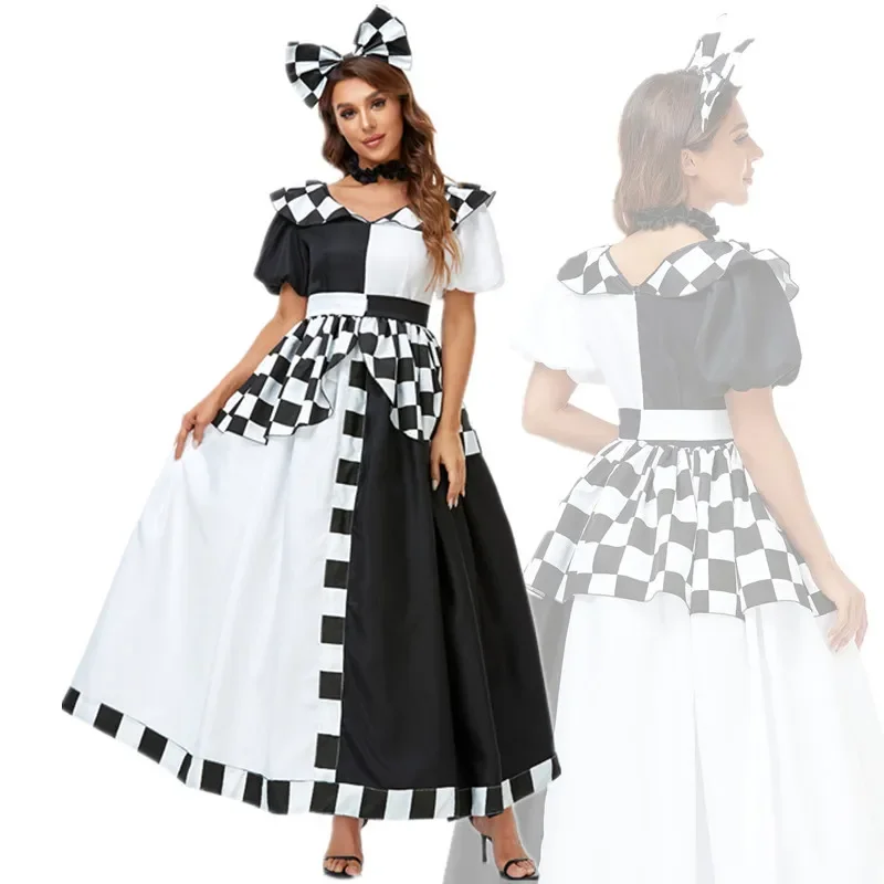 

Halloween Female Cosplay Poker Princess Dress Fancy Masquerade Costume