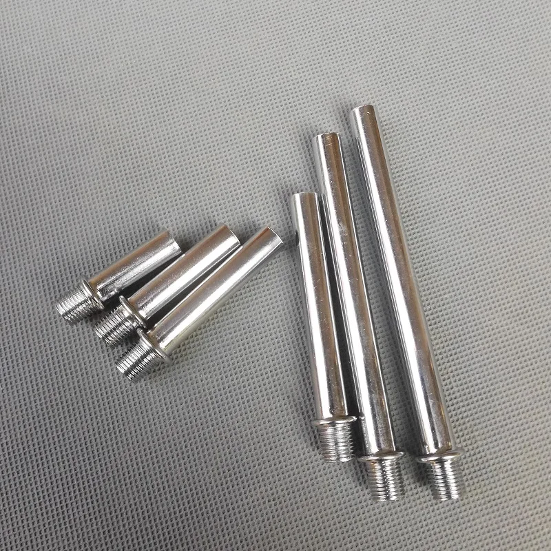 Chrome M10 Single-head Male Threaded Pipe Connector for G4 Lamp holder