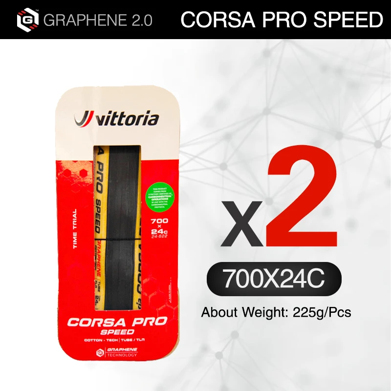 ビットリア ロードバイク タイヤ Corsa Pro Speed 700X24/28 G2.0