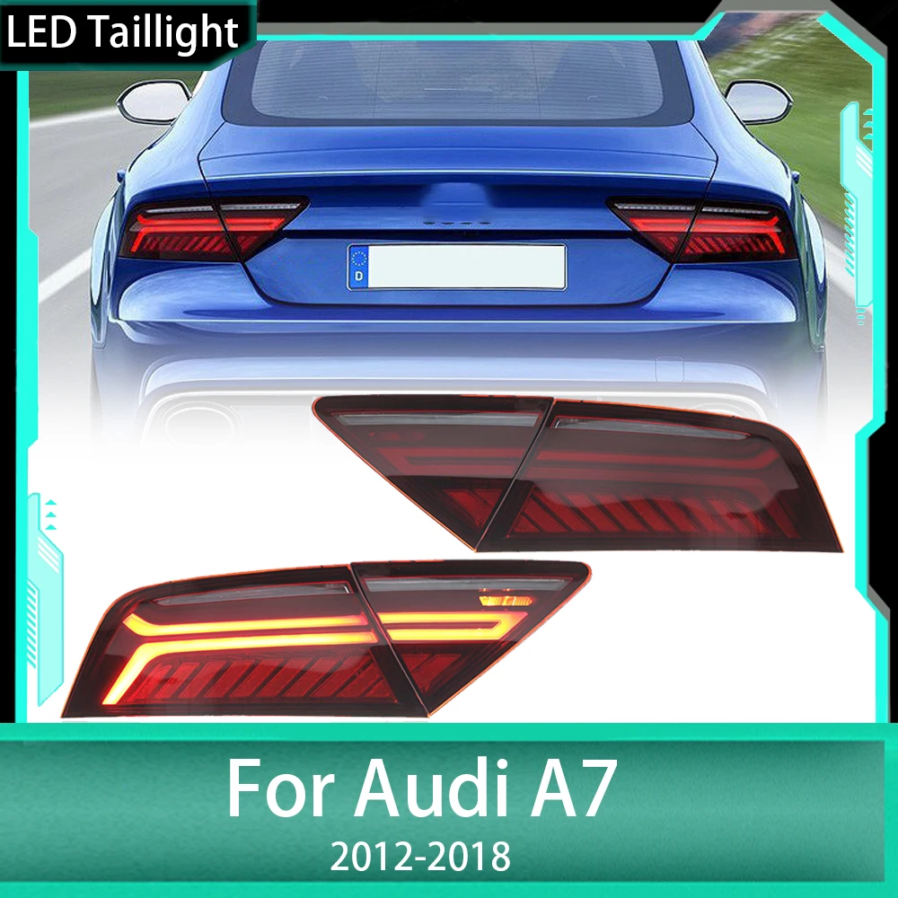 

LED Tail Lights for Audi A7 2012-2018 Tail Lamp Upgrade New Style Taillights