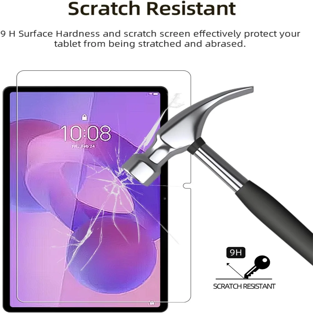 HD Tempered Glass Screen Protector, 2-Pack – Anti-Fingerprint, 11-Inch Tablet Protective Film