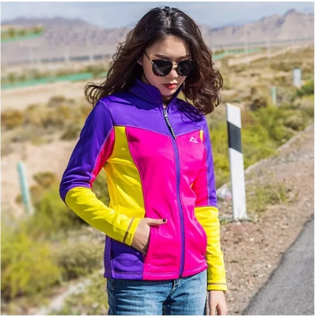 Upgraded Women Soft Shell Hiking Jacket Female Outdoor Camping