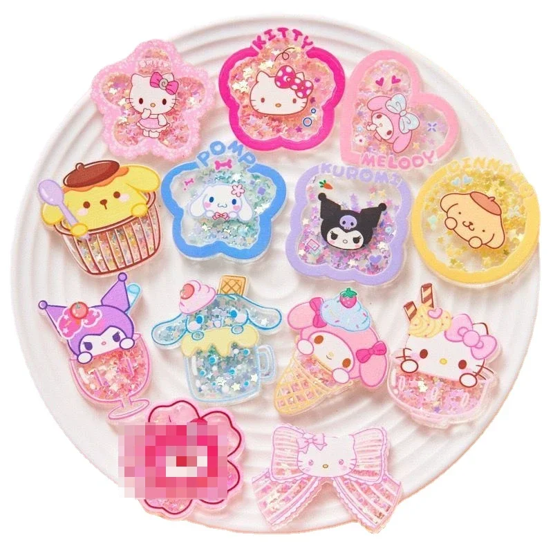 Adesivi Kawaii My Melody E Hello Kitty - Set Da 5 Fogli Decorativi Per Bambini - Foto 8