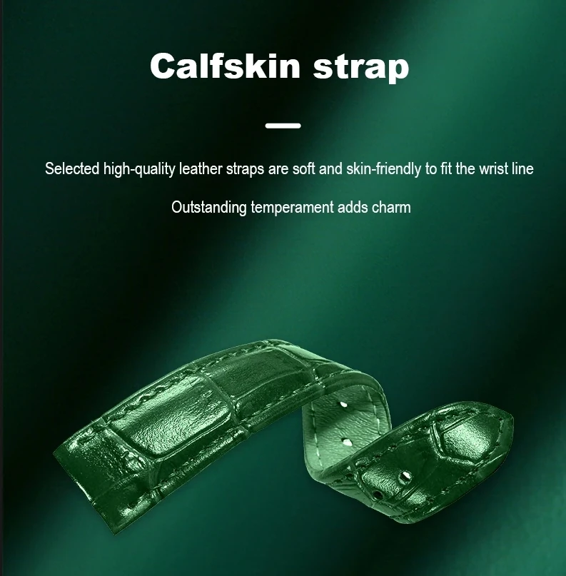 Luxus Automatische Skelett Mechanische Uhr Damen Uhr Hochwertige Wasserdichte Diamant Grüne Uhr Leuchtende Uhr_voghion.com