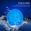 Pet Dog Chew Toy Ball Waterproof Squeak Sound Toys Bite Resistant Teeth Balls for Dogs Training Tooth Cleaning Interactive Toys 1