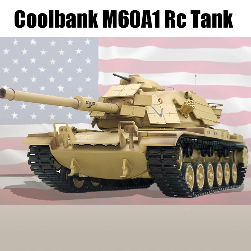 

Радиоуправляемый Танк Coolbank M60A1, основной боевой танк Patton в масштабе 1:16, 2,4 ГГц, дистанционное управление, боевой танк, электрическая игрушка, искусственное украшение