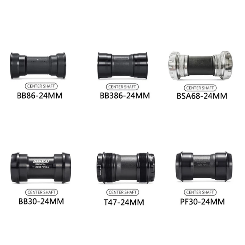 Senicx gr4-ボトムブラケット170mm,30-46t,bb 24mm,クランク付き