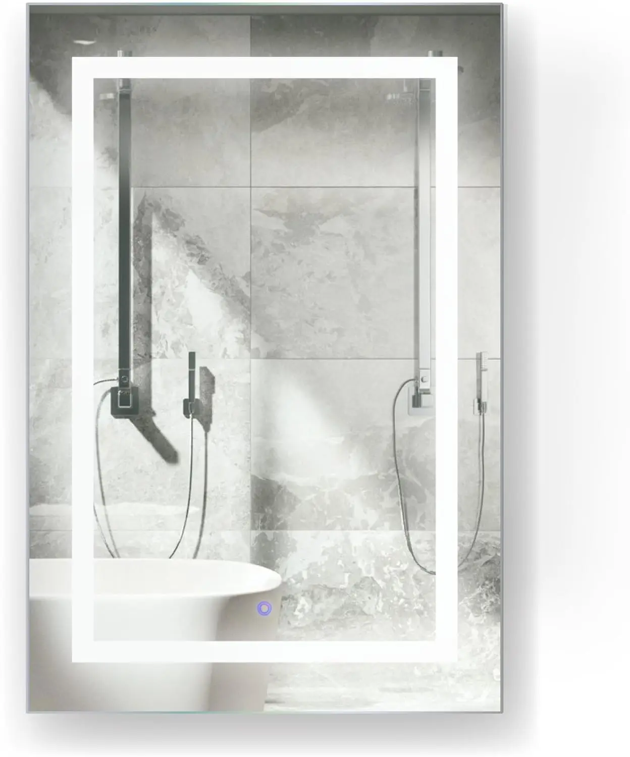 

Фотошкаф, 24 дюйма X 36 дюймов | Встроенное или поверхностное крепление, зеркало с диммером и рассеивателем + 3 зеркала для макияжа внутри