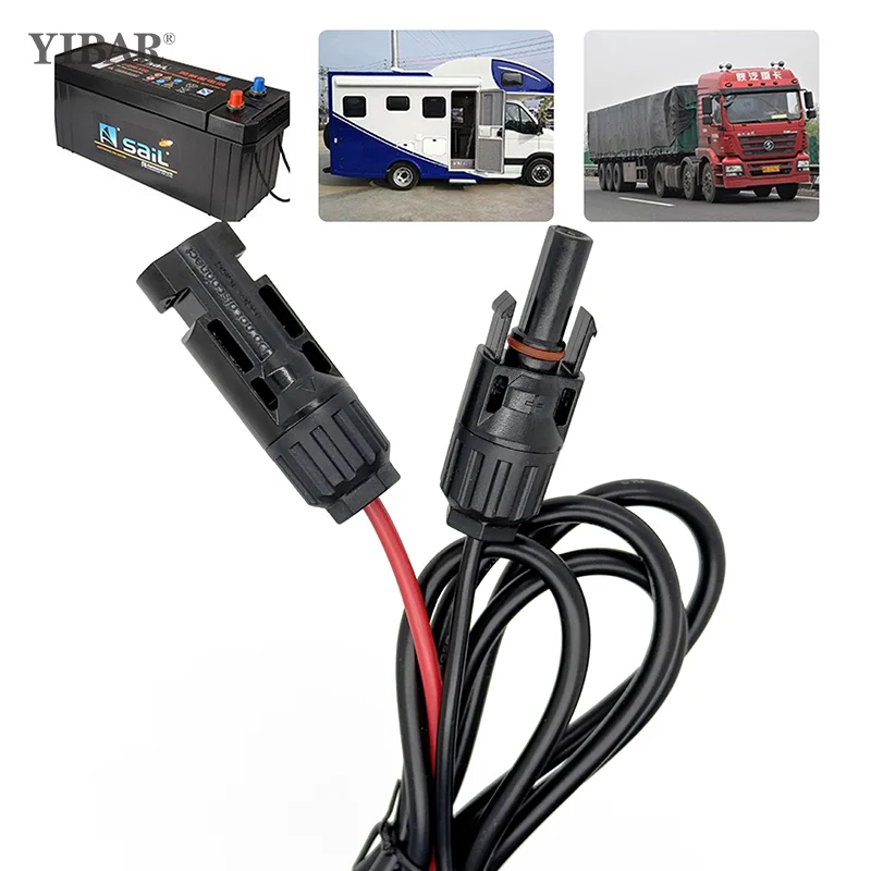 MC4 To DC 5521 Adapter 1.5m Extend Output Cable For Solar Panel Power Connector For Motor Home Yacht