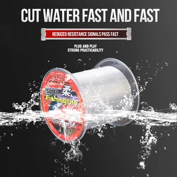 300M Fluorocarbon Fishing Line Strong Nylon String Clear Fishing Wire Trout Line Fishing Gear 2