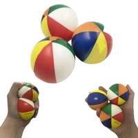12Pcs PU Sponge Pressure Beach Soft Ball Compression Decompression Toy Children's PU Foam Soothing Toy Wrist Sports Prop Ball 1