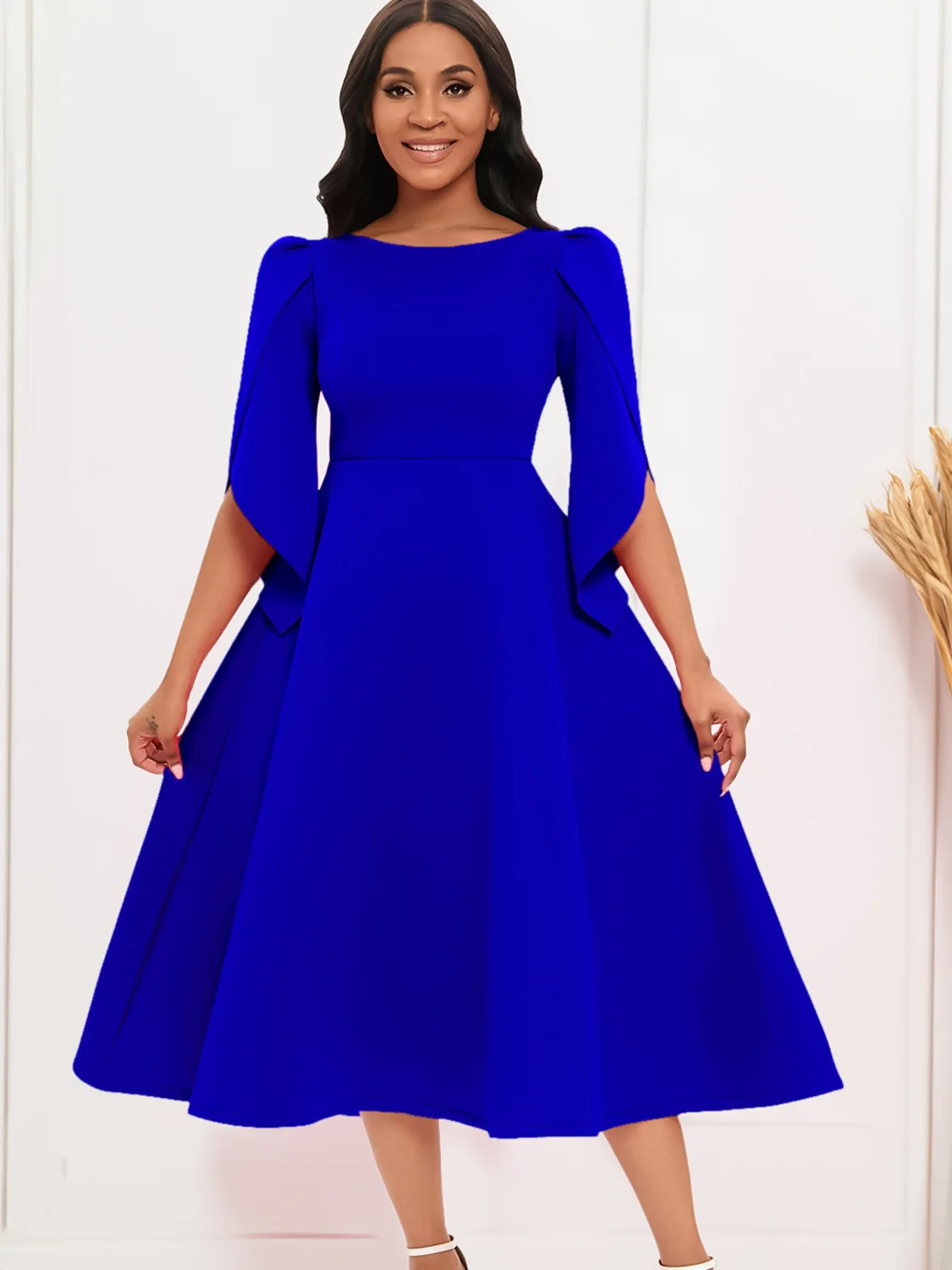 Abbigliamento Femminile Autunnale, Nuovo Stile Elegante e alla Moda, Abito da Cerimonia, Abito da Sera, Abito da Damigella per Feste Africane - immagine 2