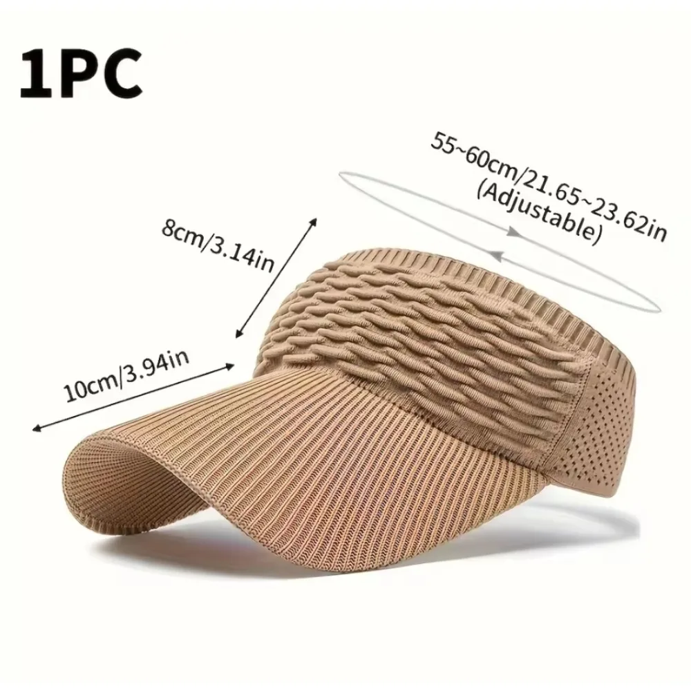 Sun Hats 1pc Women Anti-UV Breathable Adjustable Visor Caps for Sports Outdoor