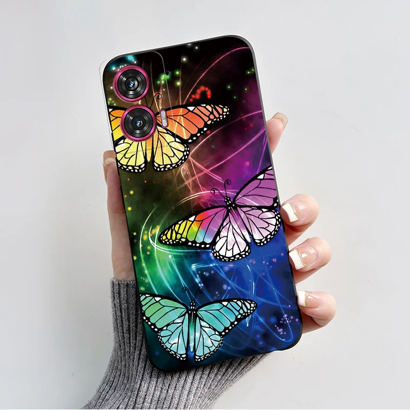 Silicone TPU Fashion Love Heart Cartoon Shockproof Phone Case for Motorola Edge 50 Fusion