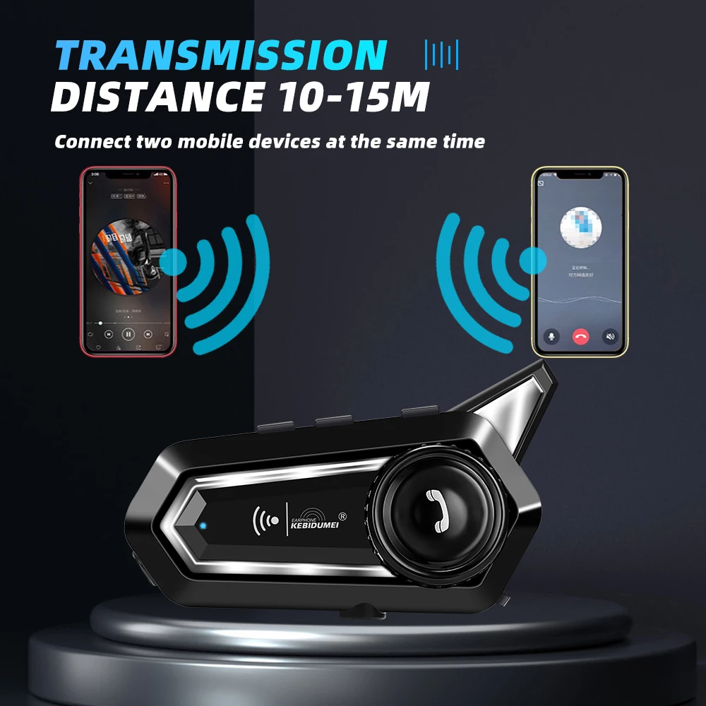 Motorcycle Helmet Headset Bluetooth 5.0 Wireless