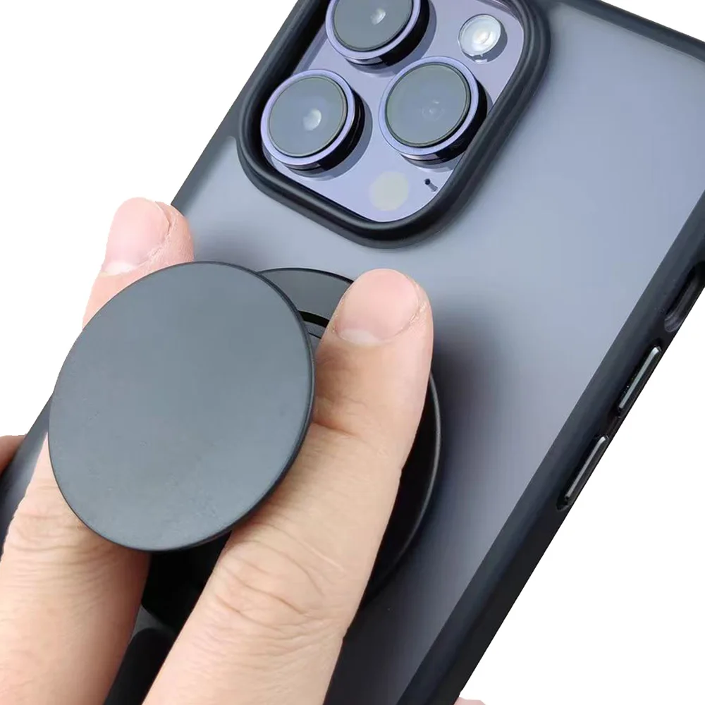Magnetic Foldable Phone Grip Holder with Expanding Stand Feature