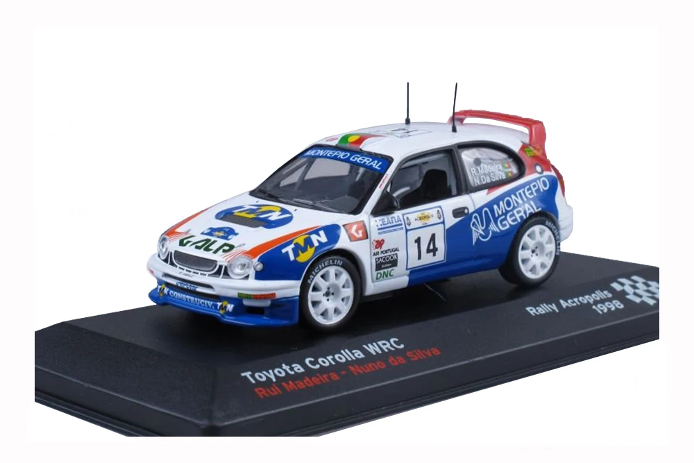 Toyota Corolla WRC #14 Rally Acropolis Raul Madeira Nuno Da Silva 1998 |