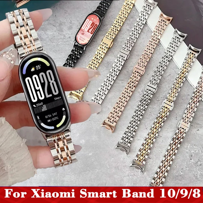 Elegant Stainless Steel Watch Strap - Premium Metal Bracelet Strap